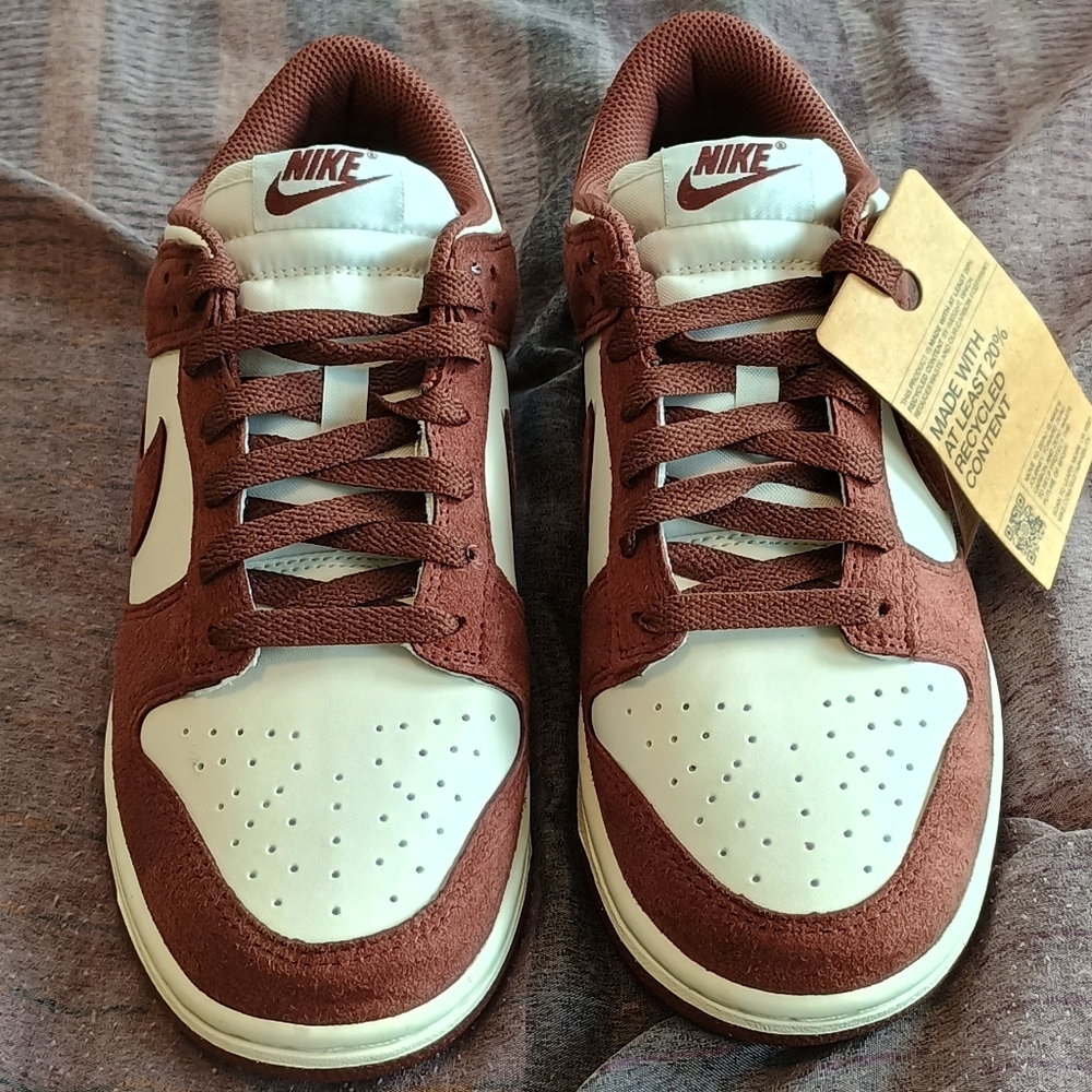 Nike air dunk low brown white women's size 8 - Picture 5 of 7